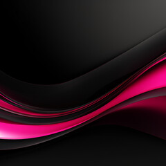 Minimalist Noir: Black Wallpaper with Pink Accents for PC