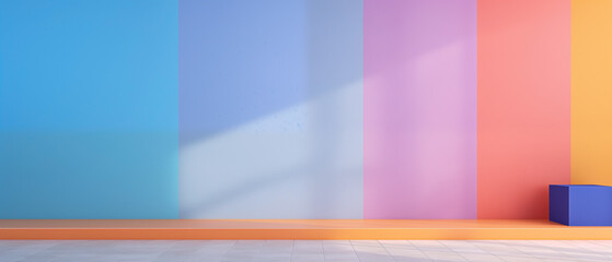 Harmony of Vibrant Colors wall
