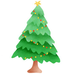 green christmas tree