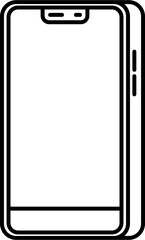 Mobile Phone Startup Drawing Doodle Vector Illustration