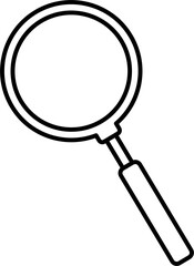 Magnifying Glass Startup Drawing Doodle Vector Illustration