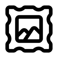 Stamp Line UI Icon