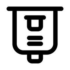 Mail Box Line UI Icon