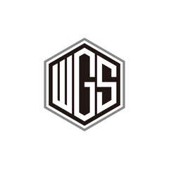 letter wgs logo design