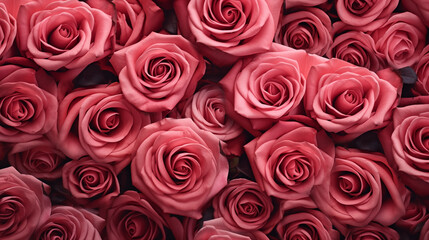 Pink Ensemble of Roses
