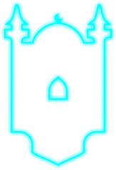 Islamic Neon Mosque