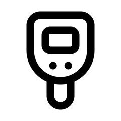 Glucose Meter Line UI Icon