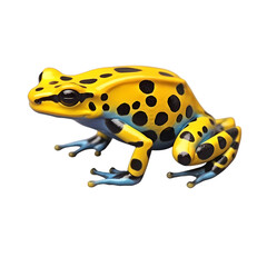 Poison dart frog isolated on transparent background
