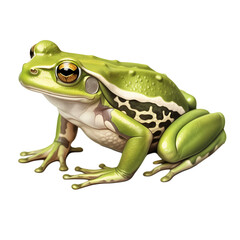 Obraz premium Frog isolated on transparent background