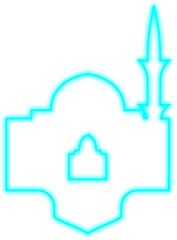 Islamic Neon Mosque
