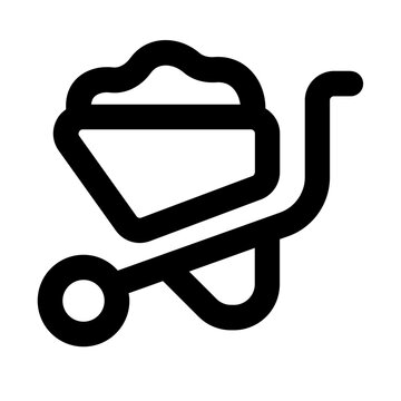 Whellbarrow Line UI Icon
