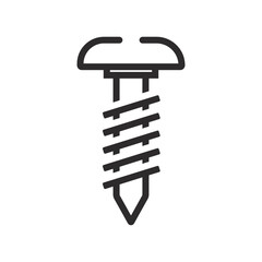 screw icon vector