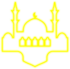 Islamic Neon Mosque