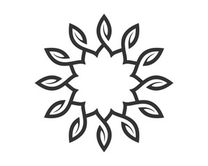 abstract round ornament