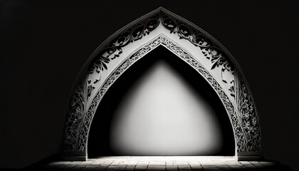 Arabesque shadow, you can use it as overlay layer on any photo.Abstract background with copy space...