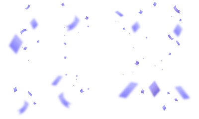 Vector realistic blue confetti background design