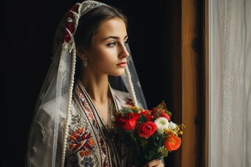 Sideways Charm in Moldovan Bride