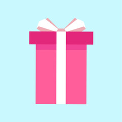 Vector shopping gift boxes icon isolated