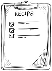 doctor's prescription handdrawn illustration