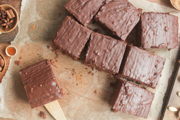 Lebkuchen Schokolebkuchen Blech