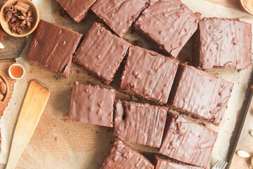 Lebkuchen Schokokuchen Schokoladenkuchen Kuchen Schoko Gewürzkuchen Gewürz Weihnachten