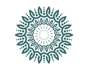 abstract round ornament