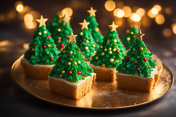 christmas tree with candles