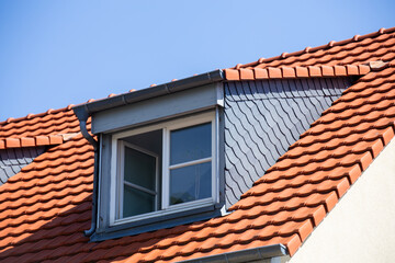 Dachgaube mit Schieferverkleidung