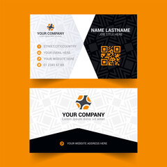corporate minimal modern business card design