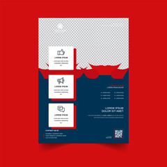 vector business corporate  flyer template