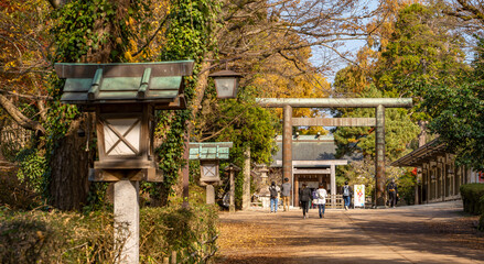Imizu Shrine in Takaoka City, Toyama Prefecture, Japan. 射水神社。富山県高岡市