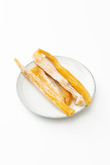 白背景に干し芋