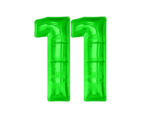 Green Balloon Number 11