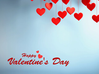 Happy Valentines Day wishes concept greeting card - ai generative