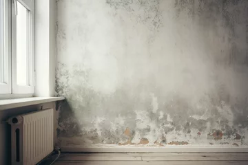 Fotobehang Black mold in the house © Viktoriia M