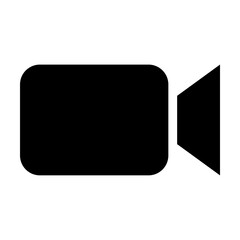 Video camera vector icon movie sign for graphic design, logo, web site, social media, mobile app, ui