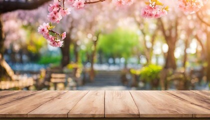 spring background with flowers generated Ai
