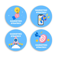 Marketing label set
