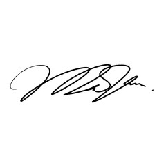 Letter M abstract signature ideas. Vector illustration with black writing and alpha channel.