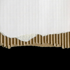 Blank white cardboard texture background 