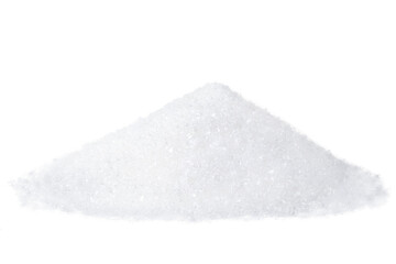 Heap of sweet sugar isolated on transparent background.