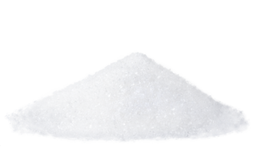 Heap of sweet sugar isolated on transparent background.