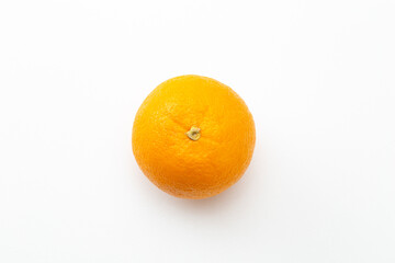 白背景にネーブルオレンジ