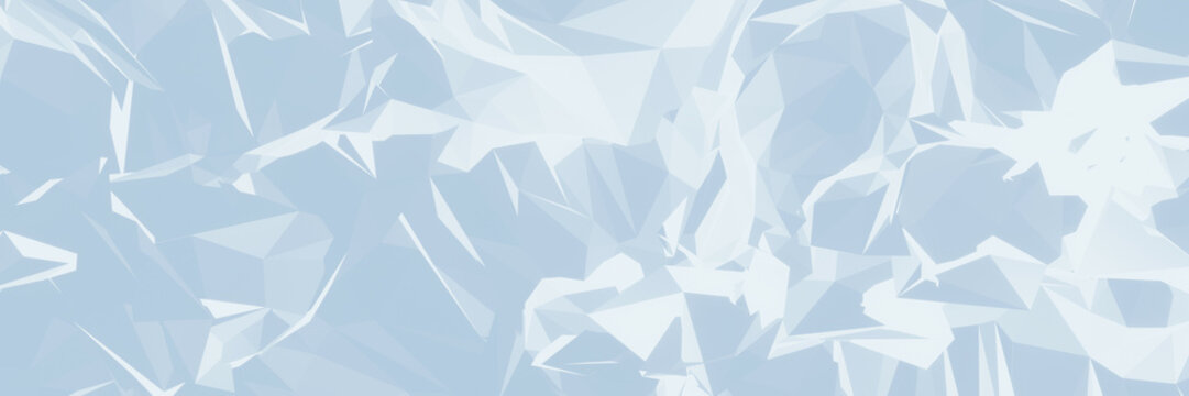 Ice crystal illustration. Abstract ice background.