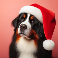 Foto op Canvas Dogs dressed like Christmas　クリスマスの格好をした犬 © Churin Art Works