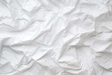 Obraz premium white crumpled paper background