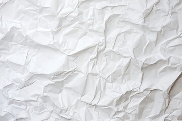 Obraz premium white crumpled paper background