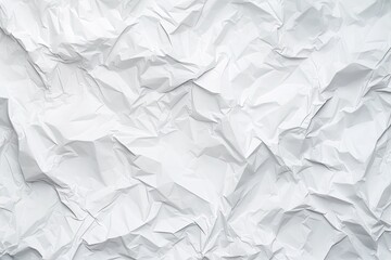 Obraz premium white crumpled paper background