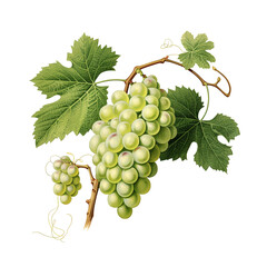 Botanical Fresh Fruit and Flowers on the Bouquet illustration