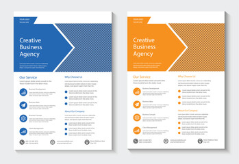 Corporate business multipurpose flyer design template